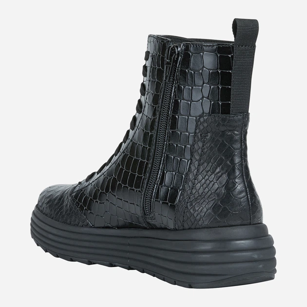 Жіночі черевики високі Geox D94FDA04140-C9999 36 23.4 см Чорні (8050036259486) - зображення 4
