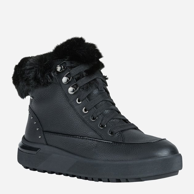 Зимові жіночі черевики низькі Geox D16QSA00046-C9999 36 23.4 см Чорні (8050036247483) - зображення 2