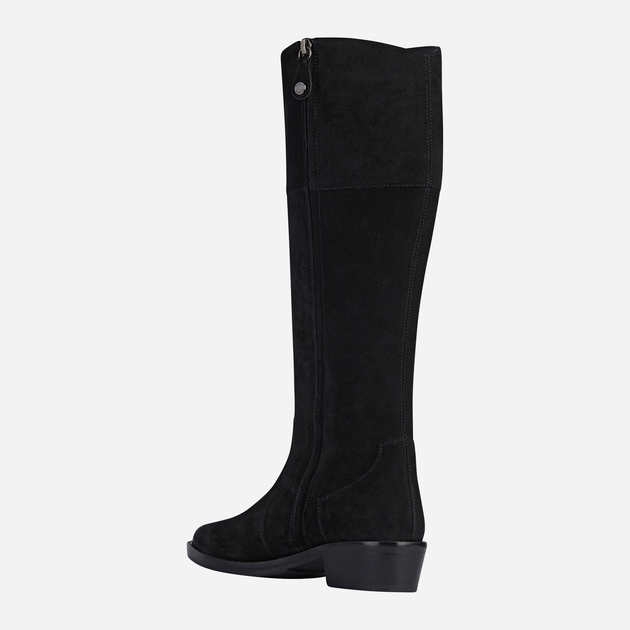 Kozaki damskie zamszowe Geox D16QBD00023-C9999 36 23.4 cm Czarne (8050036413703) - obraz 3