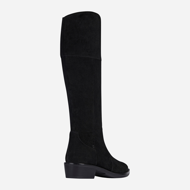 Kozaki damskie zamszowe Geox D16QBD00023-C9999 40 26 cm Czarne (8050036413789) - obraz 4