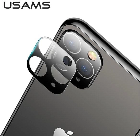Zestaw szkieł hartowanych USAMS Camera Lens Glass do aparatu iPhone 11 Pro (6958444983172) - obraz 1
