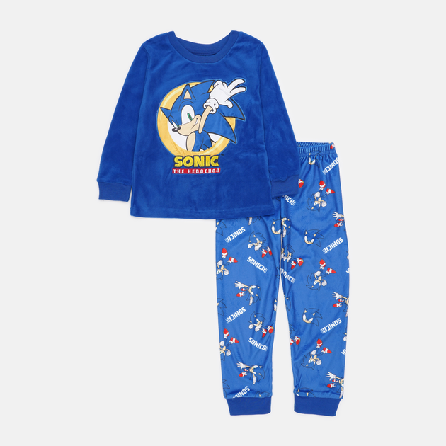 Акція на Піжама дитяча Disney SONIC M 52 04 086 Velour 134 см Блакитна від Rozetka