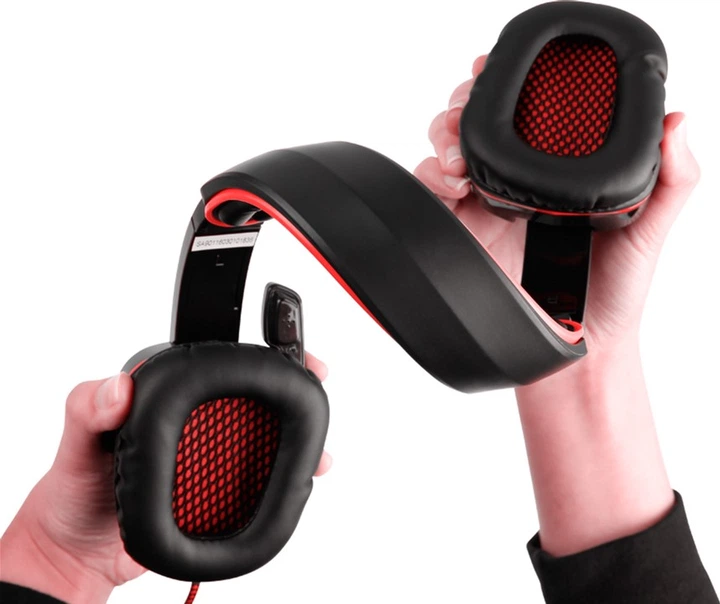 Навушники Sades SA-708GT Black/Red - зображення 8
