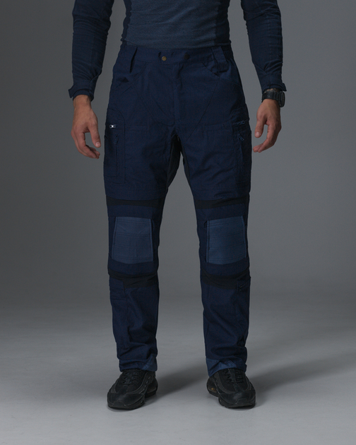 Тактичні штани чоловічі BEZET Strike 9688 XXL Сині (2000117847541) - зображення 1