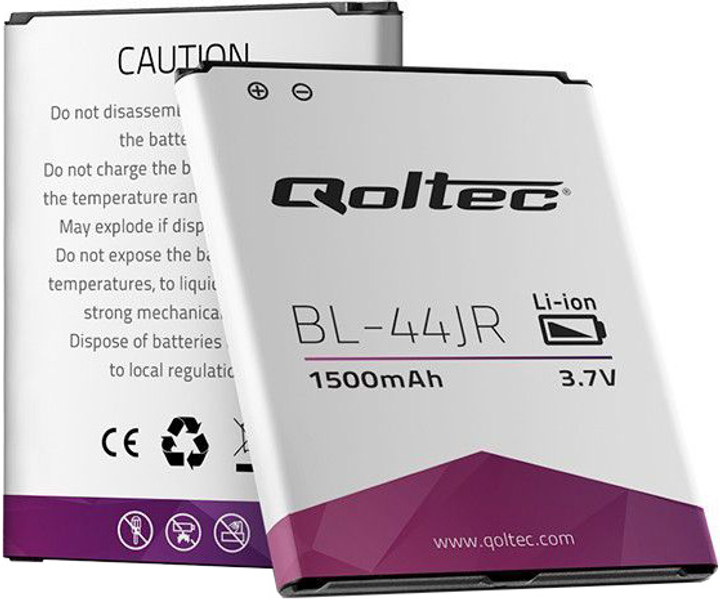 Акумулятор Qoltec для LG BL-44JR P940 1500mAh (5901878520155) - зображення 1