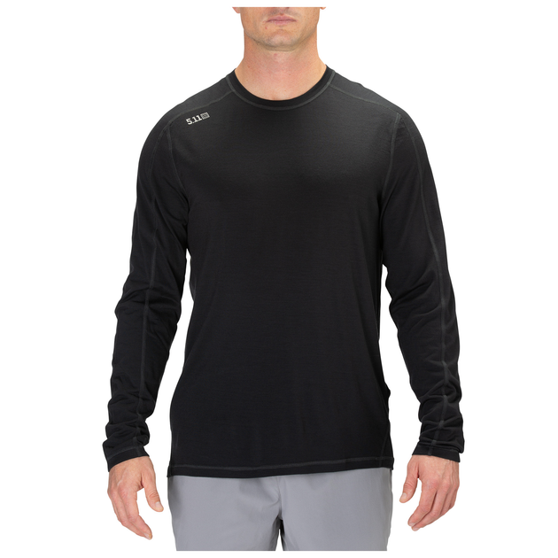 Термореглан 5.11 Tactical RANGE READY MERINO WOOL LONG SLEEVE Black 2XL (40164) - зображення 1