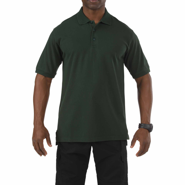 Футболка Поло тактична з коротким рукавом 5.11 Tactical Professional Polo - Short Sleeve L.E. Green S (41060-860) - зображення 1