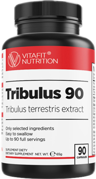Booster testosteronu Vitafit Nutrition Tribulus 90 kapsułek (5903268536135) - obraz 1