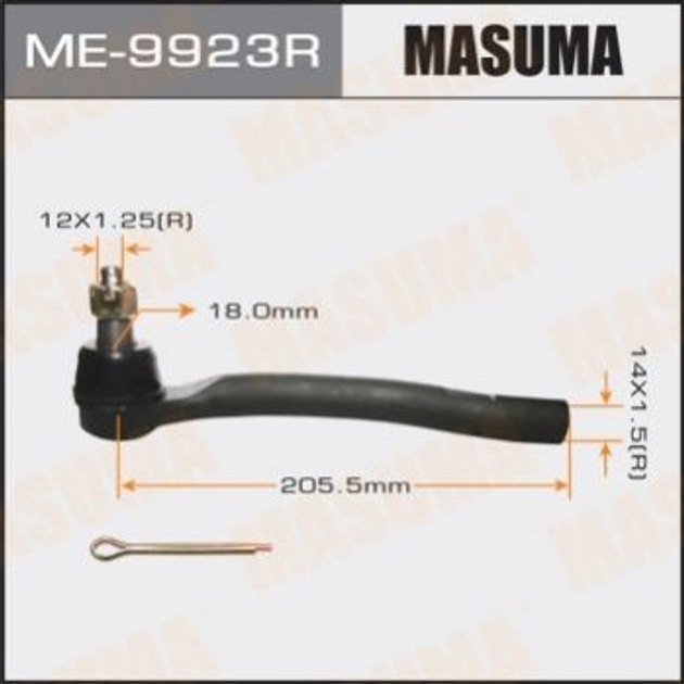 Рульові наконечники MASUMA ME9923R Honda Pilot 53540STXA02 - зображення 1