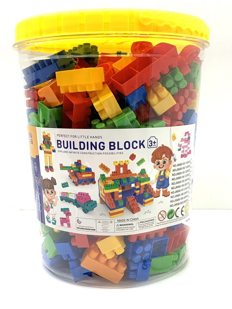 Конструктор Building Block в ведре 330 деталей (JX688-197) – игрушки с ...