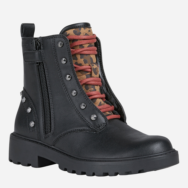 Trzewiki młodzieżowe dziewczęce Geox Ankle Boots J1620B000BC-C9BT6 36 Czarne (8050036284396) - obraz 3