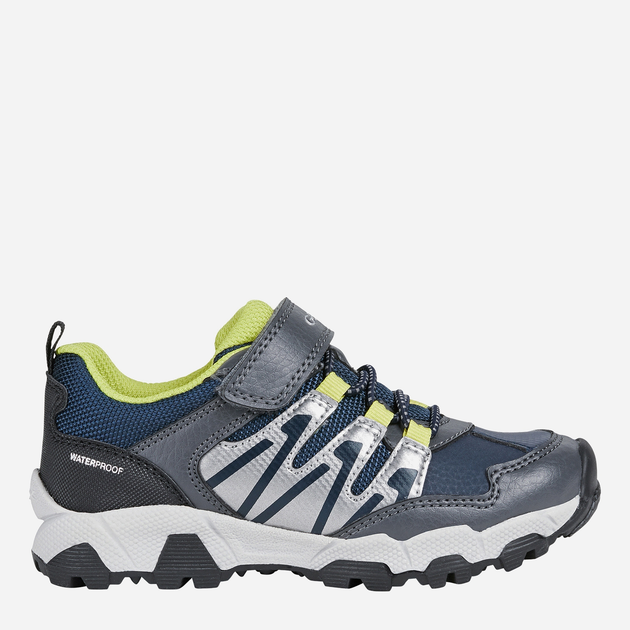 Buty sportowe chłopięce na rzepy Geox Sneakers J16ACB0CEFU-C1267 38 Szare (8050036175984) - obraz 1