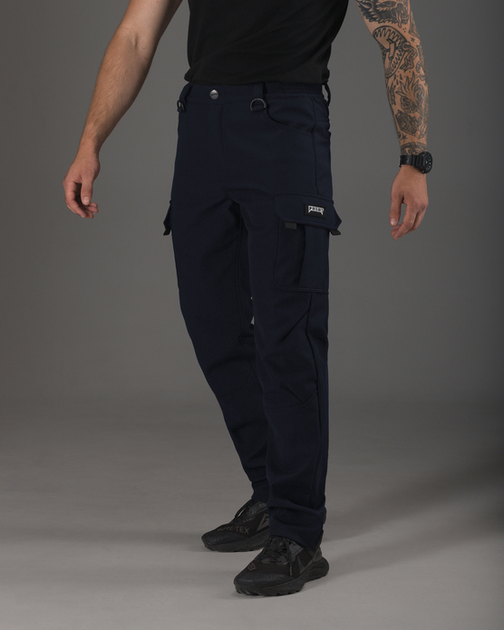 Тактические штаны утепленные мужские BEZET Патрон 2.0 9587 XL Синие (ROZ6501047280) - изображение 1