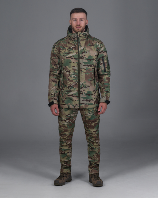 Тактична куртка чоловіча BEZET Робокоп 2.0 9582 L Камуфляжна (ROZ6501047302) - зображення 1