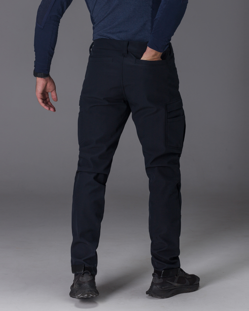 Тактичні штани чоловічі утеплені BEZET Капеллан 9821 L Сині (ROZ6501047307) - зображення 2