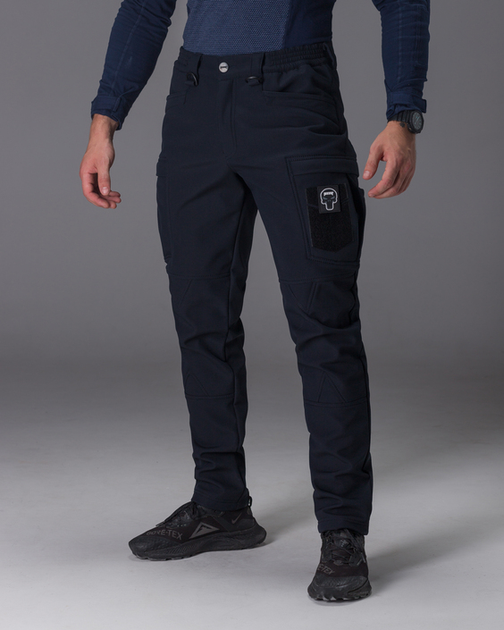 Тактичні штани чоловічі утеплені BEZET Капеллан 9821 S Сині (ROZ6501047309) - зображення 1