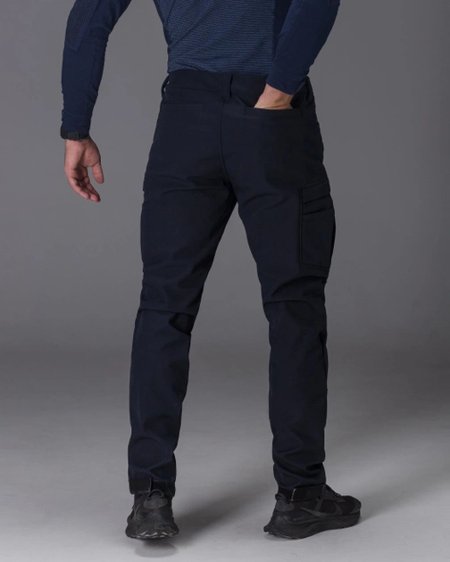 Тактичні штани чоловічі утеплені BEZET Капеллан 9821 3XL Сині (ROZ6501047312) - зображення 2