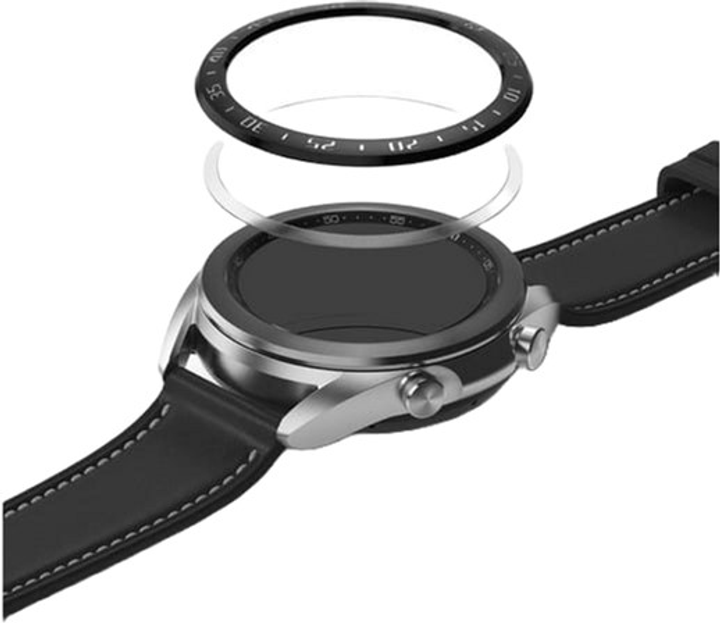 Nakładka Ringke Bezel Styling do Samsung Galaxy Watch 3 41 mm Czarny (8809716078134) - obraz 2