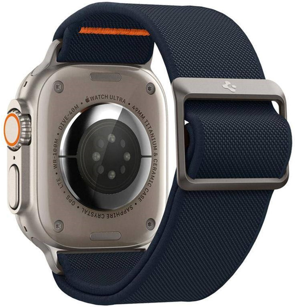 Ремінець Spigen Fit Lite Ultra AMP05984 для Apple Watch Series 1/2/3/4/5/6/7/8/SE/Ultra 42-49 мм Navy (8809896743372) - зображення 2