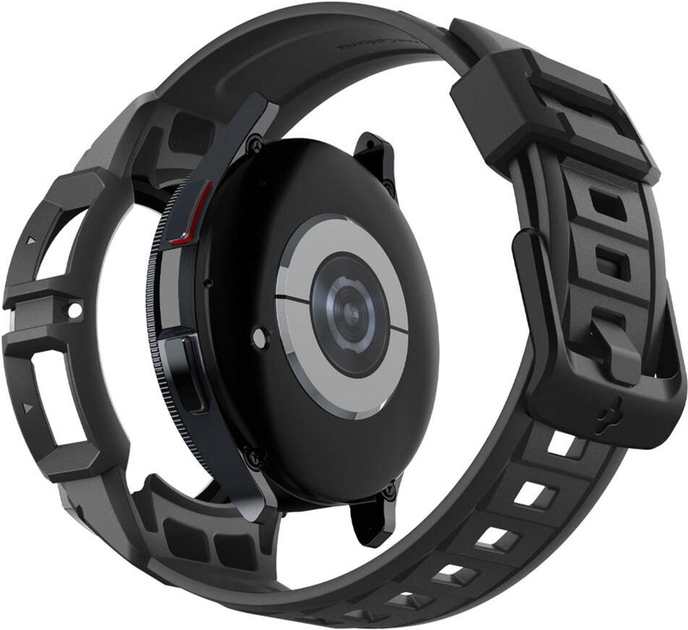 Pasek z etui Spigen Rugged Armor Pro ACS06488 do Samsung Watch 6 Classic 47 mm Czarny (8809896748018) - obraz 3
