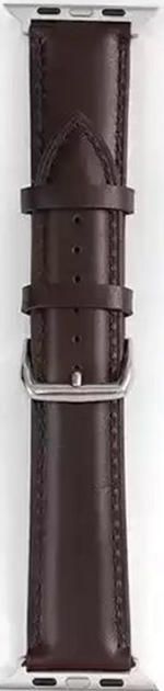 Ремінець Beline Leather для Apple Watch Series 1/2/3/4/5/6/7/8/SE/SE2/Ultra 42-49 мм Brown (5904422914448) - зображення 2