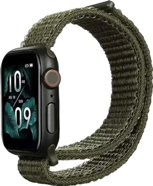 Pasek Beline Nylon do Apple Watch Series 1/2/3/4/5/6/7/8/SE/SE2/Ultra 42-49 mm Cargo Khaki (5904422911737) - obraz 1