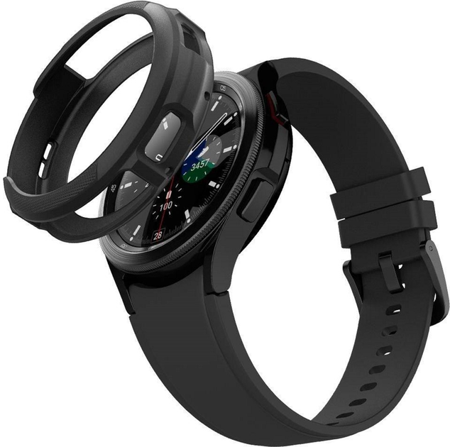 Etui Spigen Liquid Air ACS03140 do Samsung Galaxy Watch 4 Classic 46 mm Czarny (8809756649103) - obraz 2