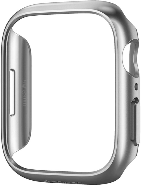 Чохол Spigen Thin Fit ACS04178 для Apple Watch 7 45 мм Graphite (8809811857634) - зображення 4