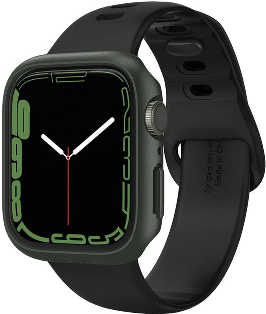 Etui Spigen Thin Fit ACS04175 do Apple Watch 7 45 mm Zielony (8809811857603) - obraz 2