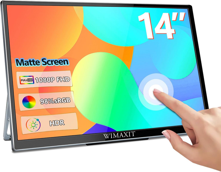 Монитор 14" Wimaxit M1410CT Full HD IPS 60 Гц – фото, отзывы ...