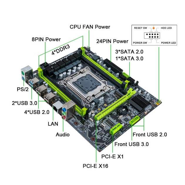 その他 matus Материнская плата X79 2.82 LGA2011 mATX – фото, отзывы