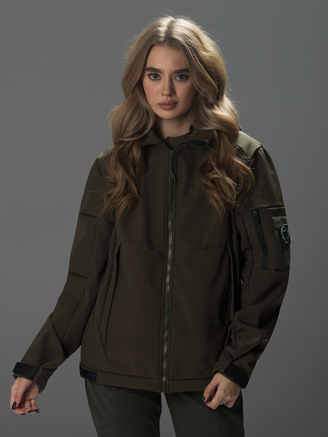 Тактична куртка жіноча BEZET Робокоп 2.0 9862 S Хакі (ROZ6501048896) - зображення 1