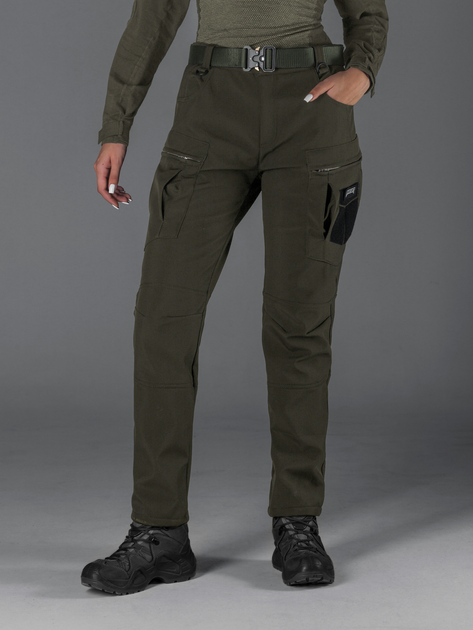 Тактичні штани жіночі утеплені BEZET Ешелон 6368 XL Хакі (ROZ6501048837) - зображення 1