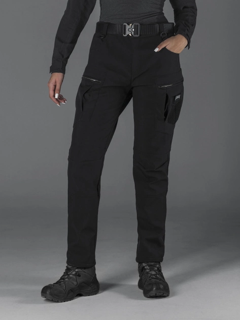 Тактичні штани жіночі утеплені BEZET Ешелон 6026 S Чорні (ROZ6501048843) - зображення 1