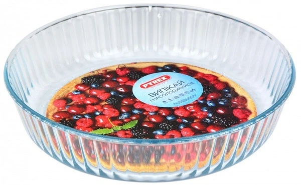 Форма для торта Pyrex Bake&Enjoy 2,1л d26 см жаропрочое стекло (818BN00/B046) - изображение 1
