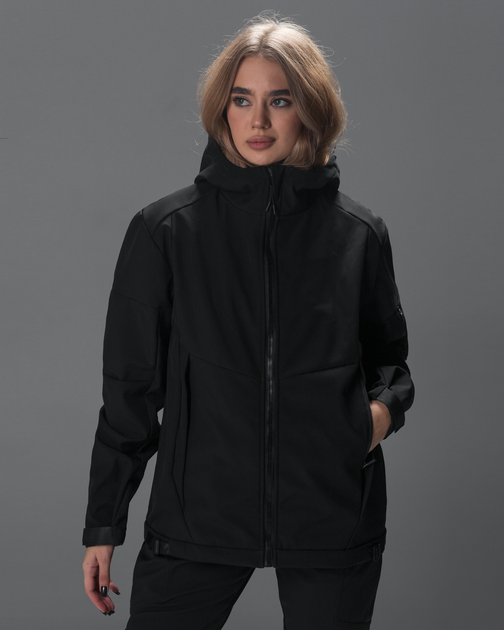 Тактична куртка жіноча BEZET Робокоп 2.0 9869 XL Чорна (ROZ6501048903) - зображення 1