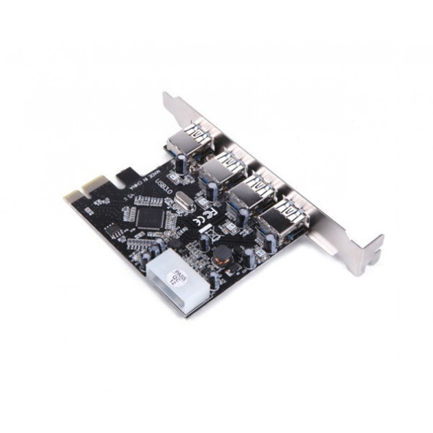 PCI-E Контроллер B00158 USB3.0 4ext. Molex VIA RTL – фото, отзывы ...