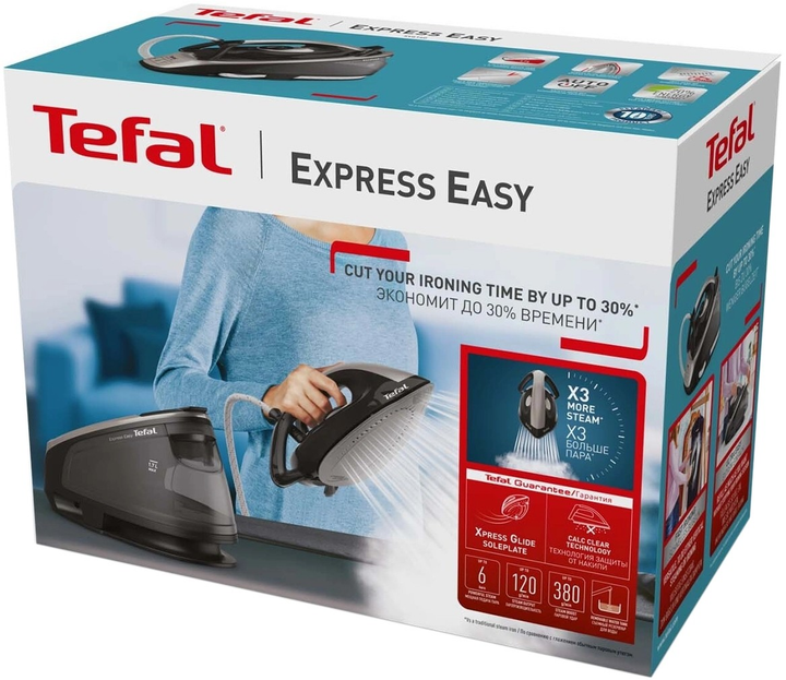 Праска з парогенератором Tefal Express Easy SV6140E0 - зображення 5