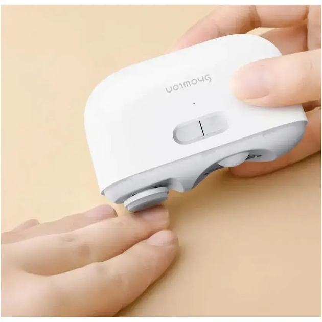 Электрическая машинка для стрижки ногтей Xiaolang Electric Polishing Nail Clipper LQ-EDZJD01 White - изображение 3