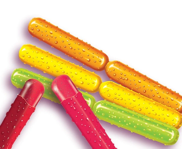 ぷしゅ　10ML Заморожений лід Chupa Chups Squeezee Freeze Pops 12x50 мл від