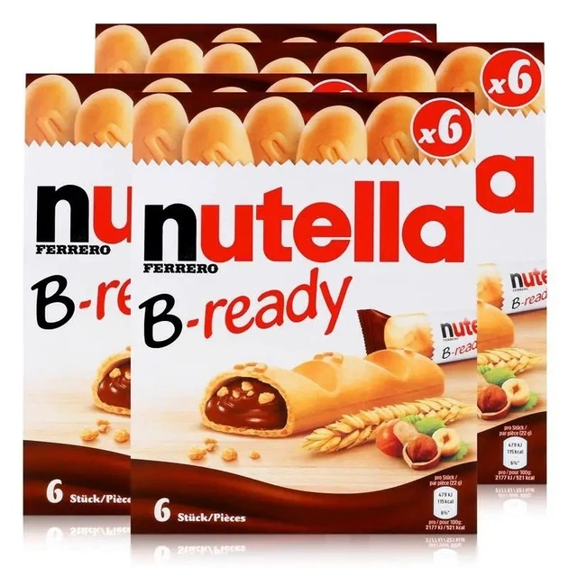 Батончик Nutella B-Readi наполненные шоколадной пастой 6 шт - Фото 2 Батончик Nutella B-Readi наполненные шоколадной пастой 6 шт - изображение 2