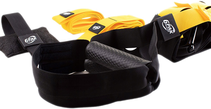Петлі для функціонального тренінгу 6PAK Nutrition Multi-Workout Straps P3 032 Чорно-жовтий (5902811812153) - зображення 3