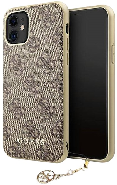 Панель Guess 4G Charms Collection для Apple iPhone 11 Коричнева (3700740468081) - зображення 1