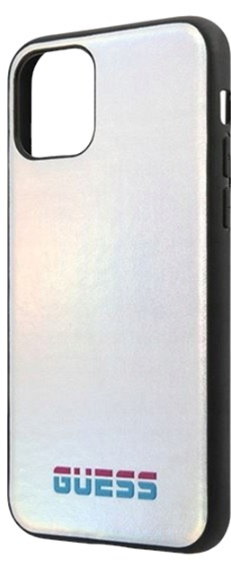 Etui Guess Iridescent do Apple iPhone 11 Pro Max Silver (3700740461532) - obraz 1