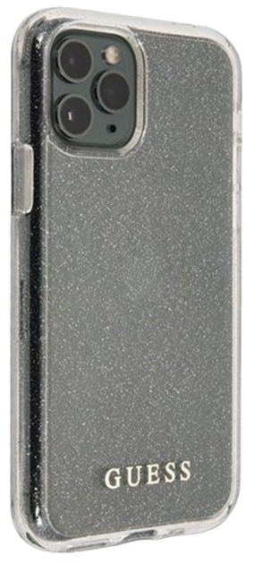 Etui Guess Glitter do Apple iPhone 11 Pro Max Silver (3700740476505) - obraz 1