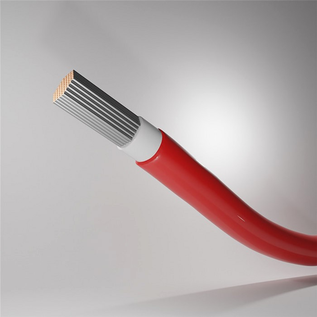 Kabel fotowoltaiczny Qoltec Solar 6 mm² 100 m Czerwony (53852) (5901878538525) - obraz 6