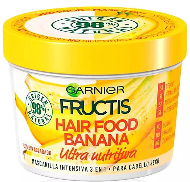 Маска для волосся Garnier Fructis Hair Food Banana Ultra Nourishing 390 мл (3600542140775) - зображення 1