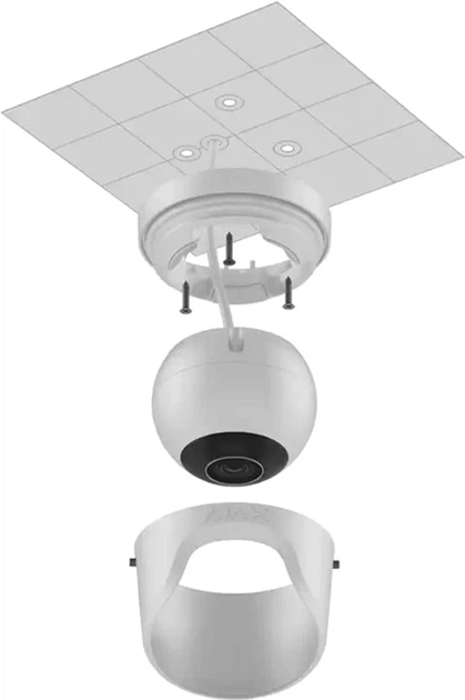 Kamera IP Ajax TurretCam 5 MP, 2.8 mm White (000039304) - obraz 11