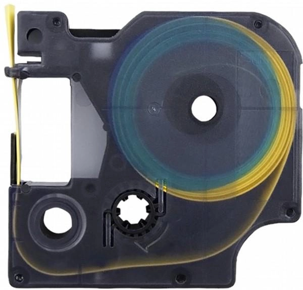 Термозбіжна стрічка Qoltec для принтерів Dymo D1/DM1 12 мм * 1.5 м (5901878502311) - зображення 2
