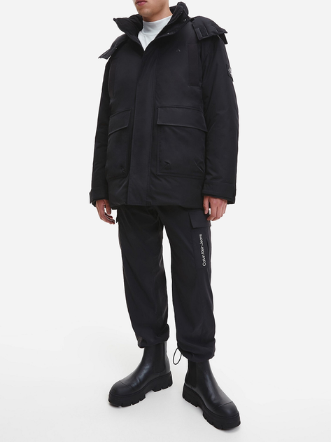 Куртка зимова чоловіча Calvin Klein J30J321969-BEH S Чорна (8719856679637) - зображення 3